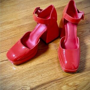 Circus by Sam Edelman Vibrant Red Heels